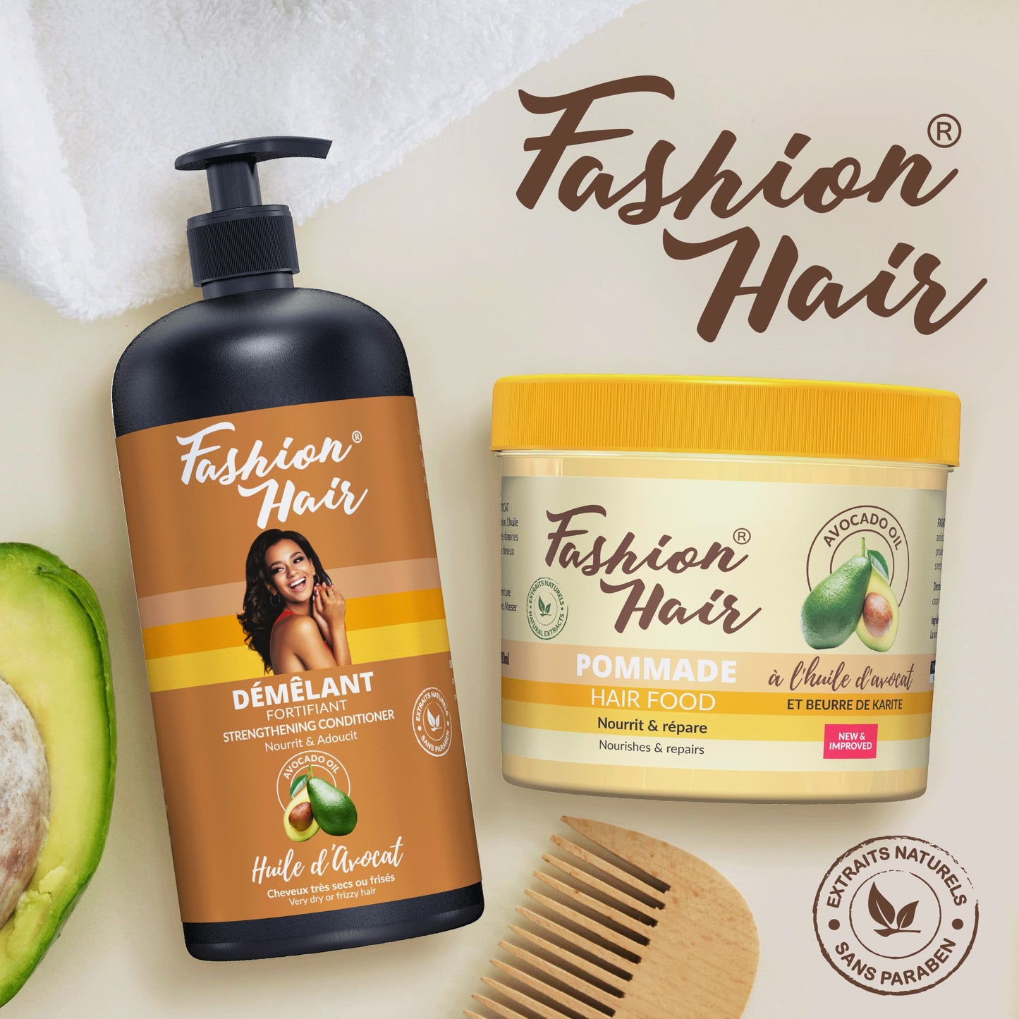 ⭐🧴 Démêlant Fashion Hair – Des cheveux doux, forts et faciles à coiffer